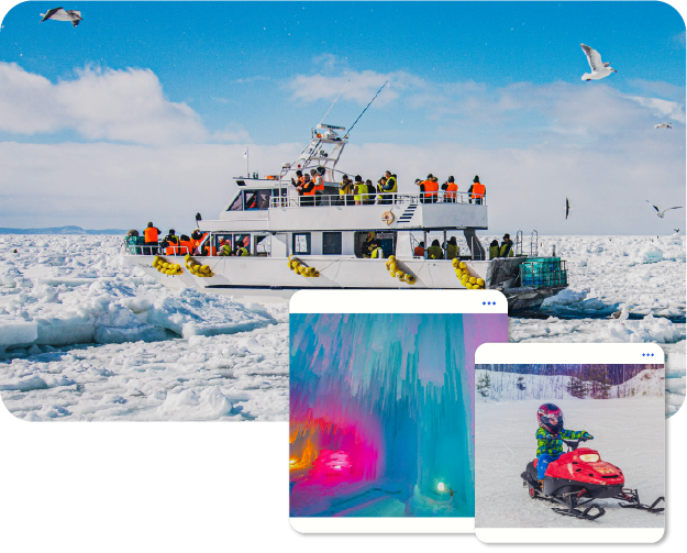 AJ04_2_HAPPINESS SAPPORO ICE BREAKER (SOUNKYO ICE FESTIVAL + BIBAK SNOWLAND) 7D5N