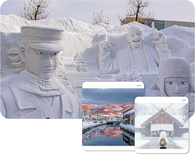 AJ04_3_HAPPINESS HOKKAIDO ROMANTIC FESTIVE SNOW OF LIGHT (SKI RESORT) 7D5N