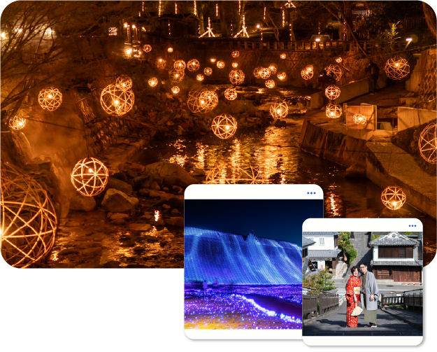 AJ07_2_HAPPINESS REAL KYUSHU WINTER GLOW LANTERN OF LIFE (HUISTEN BOSCH) 7D5N