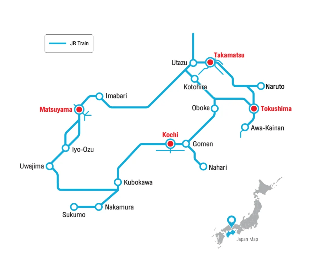 All Shikoku new map